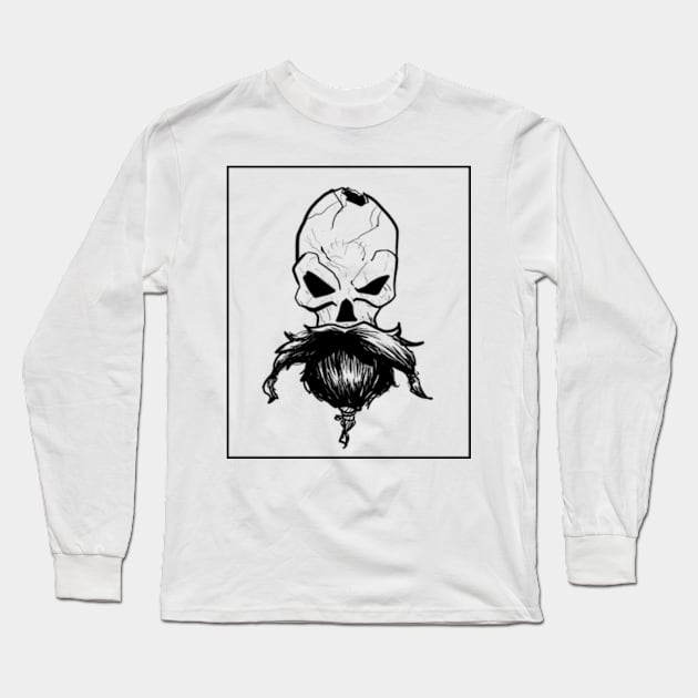 SKULL Long Sleeve T-Shirt by Mdarpino92